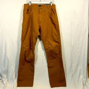 Kuhl REVOLVR Pants Mens Size 32x34 Brown/Teak Outdoor Hiking Pre-owned